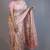 Mirchi fashion women's pink floral printed cotton silk,silk blend saree with unstitched blouse piece