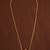 Golden chain Medium length (24") with  Laxmi pendant and onyx beads hangings  one gram gold No.1394