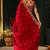 Women's satin silk saree with elegant lace border party wear designer saree