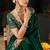 Women's satin silk saree with elegant lace border party wear designer saree