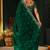 Women's satin silk saree with elegant lace border party wear designer saree