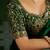 Women's satin silk saree with elegant lace border party wear designer saree