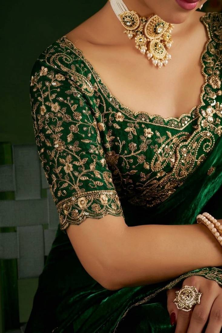 Women's satin silk saree with elegant lace border party wear designer saree