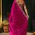 Women's satin silk saree with elegant lace border party wear designer saree