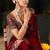 Women's satin silk saree with elegant lace border party wear designer saree