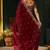 Women's satin silk saree with elegant lace border party wear designer saree
