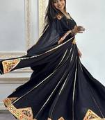 New Designer Patch Work Black Color Lehenga Choli With Dupatta Set For Women's