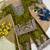 Premium mehendi fendy silk embroidery sequence top with palazzo set