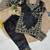 Premium black fendy silk embroidery sequence top with palazzo set