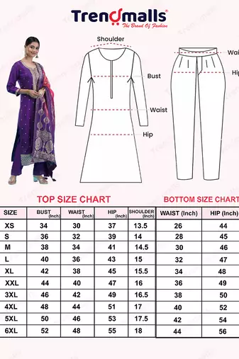 women's purple jaquard silk embroidery sequence work kurta pant with dupatta set