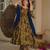 green  color printed kurta bottom with dupatta stitched