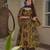 green  color printed kurta bottom with dupatta stitched