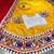 Yellow Gota patti Border Navratri Lehenga Choli Blouse & Dupatta-  Full stitched free size