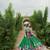 Green Navratri Digital Print Maslin Cotton Lehenga Choli with Dupatta