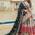 Multicolor Navratri Muslin Cotton Lehenga Choli with Real Mirror Work & Dupatta