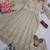 cream embroidered anarkali suit with dupatta