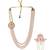   groom sherwani necklace moti mala layered for wedding | groom mala with brooch set