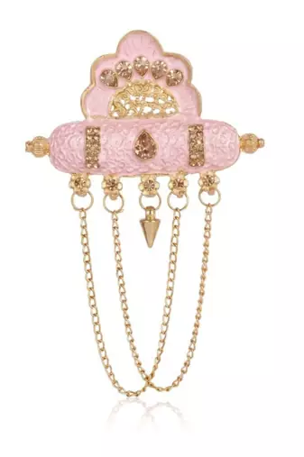   groom sherwani necklace moti mala layered for wedding | groom mala with brooch set