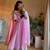  pink festive anarkali suit for women