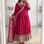  rani pink festive anarkali suit for women