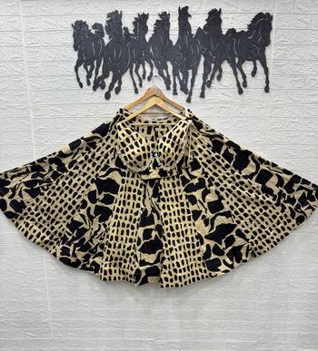 Beige Navratri Rayon Cotton Lehenga Choli with Real Kodi Work 3