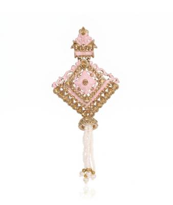   groom sherwani necklace moti mala layered for wedding | groom mala with brooch set 3
