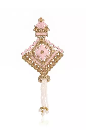   groom sherwani necklace moti mala layered for wedding | groom mala with brooch set
