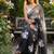 Grey shaded burberry jimmy choo saree with dual sequence work