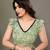 Light Green Color Printed Chiffon Saree