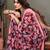 Light Pink Color Printed Chiffon Saree
