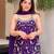 Purple color stylish readymade chinon fabric suit for trendy girls