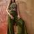 Green color stylish readymade georgette fabric suit for trendy girls