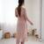 Peach color designer partywear attire for trendy ceremonial looks