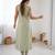 Pista green color designer partywear attire for trendy ceremonial looks