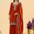 Orange color beautiful readymade palazzo dress for trendy girlie looks