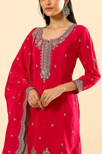 Pink color beautiful readymade palazzo dress for trendy girlie looks