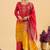 Pink color viscose jacquard fabric designer readymade palazzo suit for girl