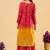 Pink color viscose jacquard fabric designer readymade palazzo suit for girl