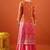 Rust color viscose jacquard fabric designer readymade palazzo suit for girl