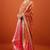 Rust color viscose jacquard fabric designer readymade palazzo suit for girl