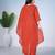 Rust color mul cotton fabric designer embroidery work festive salwar kameez for girls
