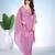 Purple color mul cotton fabric designer embroidery work festive salwar kameez for girls