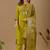 Green color mul chanderi fabric ethnic partywear suit for trendy girls