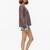 Magenta color poly crepe fabric designer printed stylish casual tops for girls