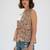 Multy color poly crepe fabric designer printed stylish casual tops for girls
