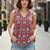 Maroon color cotton fabric designer printed stylish casual tops for girls
