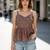 Green color poly crepe fabric designer printed stylish casual tops for girls