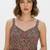 Green color poly crepe fabric designer printed stylish casual tops for girls