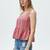 Pink color poly crepe fabric designer printed stylish casual tops for girls