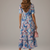 Blue color stylish partywear kurta for fashinova girls ceremonial wear